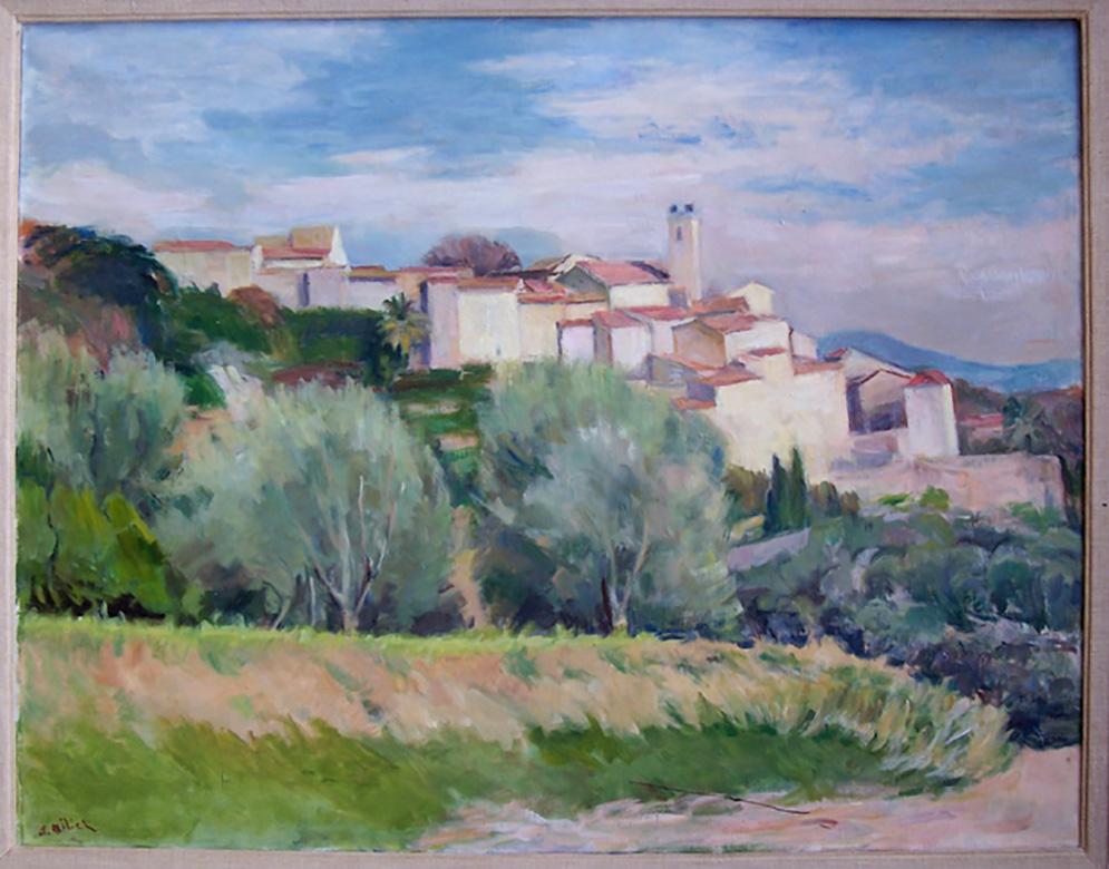 Chateauneuf - Painting by Abram Adolphe Milich