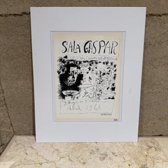 Abril 1961 Pablo Picasso Sala Gaspar Barcelona
