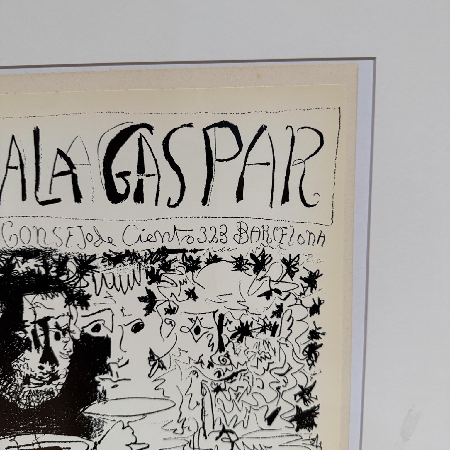 European Abril 1961 Pablo Picasso Sala Gaspar Barcelona For Sale