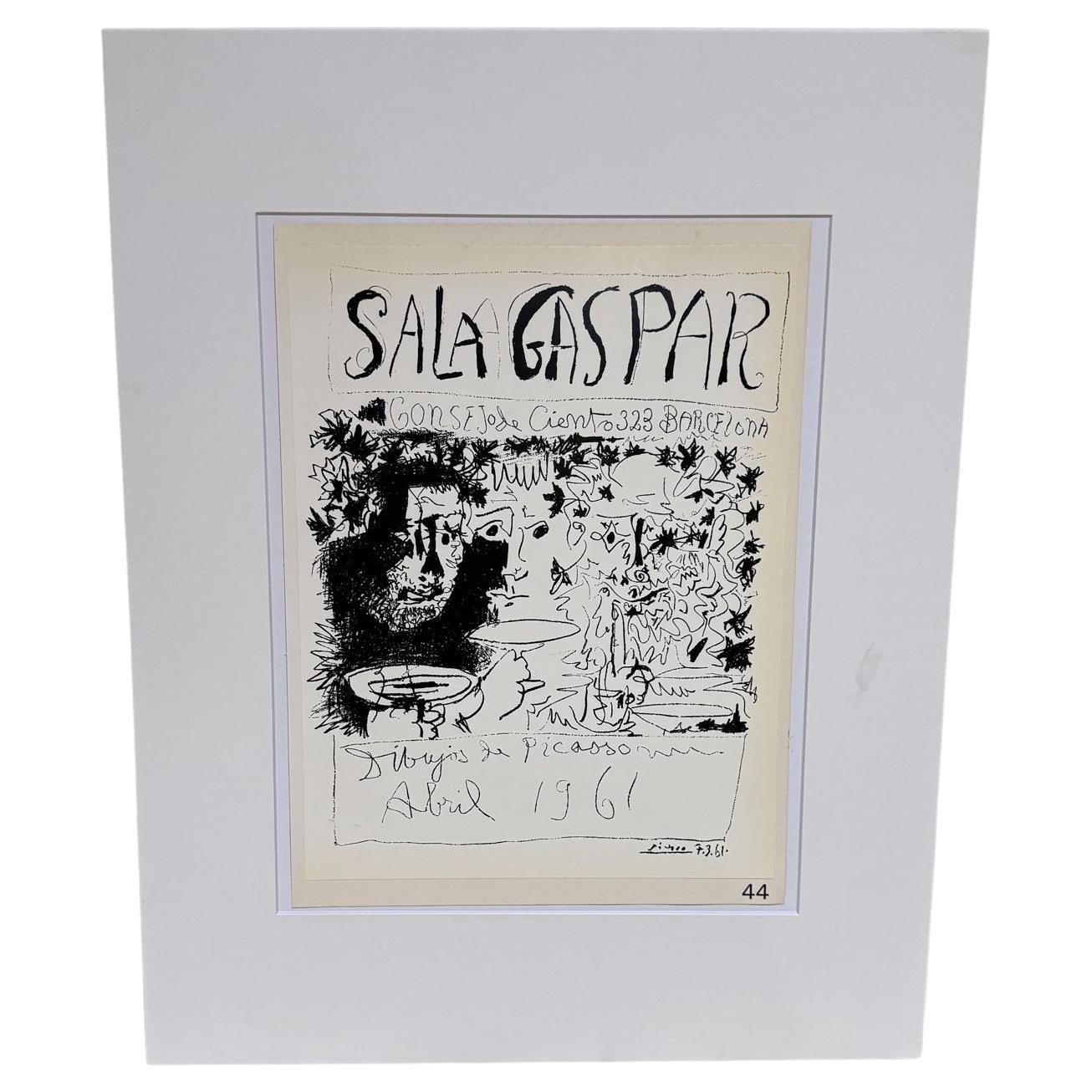 Abril 1961 Pablo Picasso Sala Gaspar Barcelona