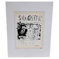 April 1961 Pablo Picasso Sala Gaspar Barcelona