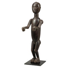 Abron Drum Attendant Standing Figure with Arms Out, Ghana, Early 20th Century