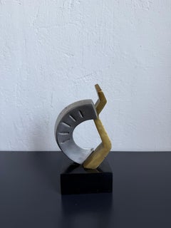 Abrstract Skulptur aus Bronze und Aluminium Signiert Palermo, Brasilien 1990er Jahre