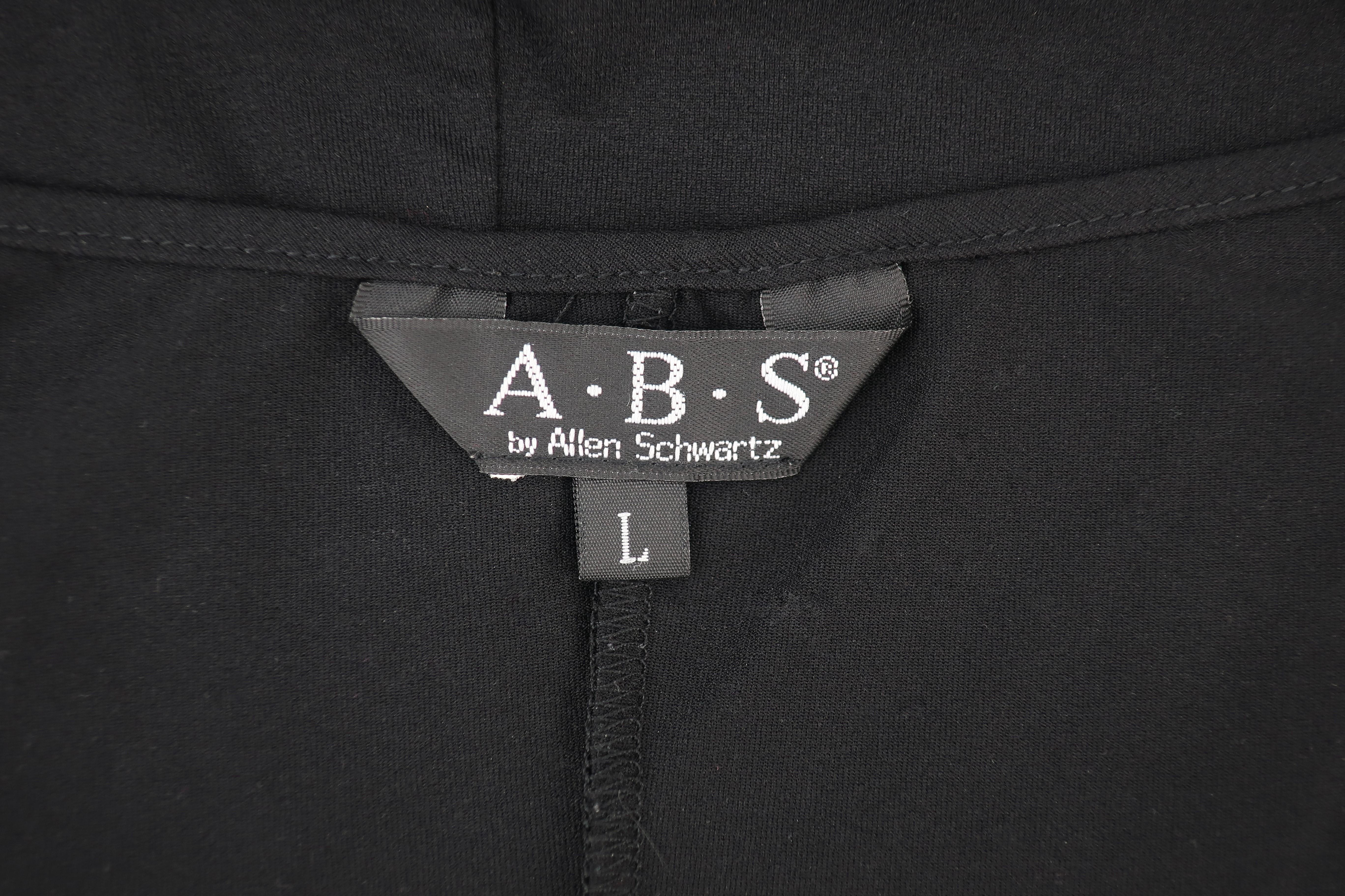 ABS Allen Schwartz Bohemian Black Crochet Dress 7