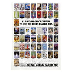 “Absolut Statehood” a Folio of 51 Lithographs Representating Each State, plus DC