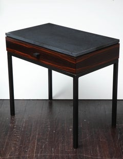 Table d'appoint en granit noir absolu
