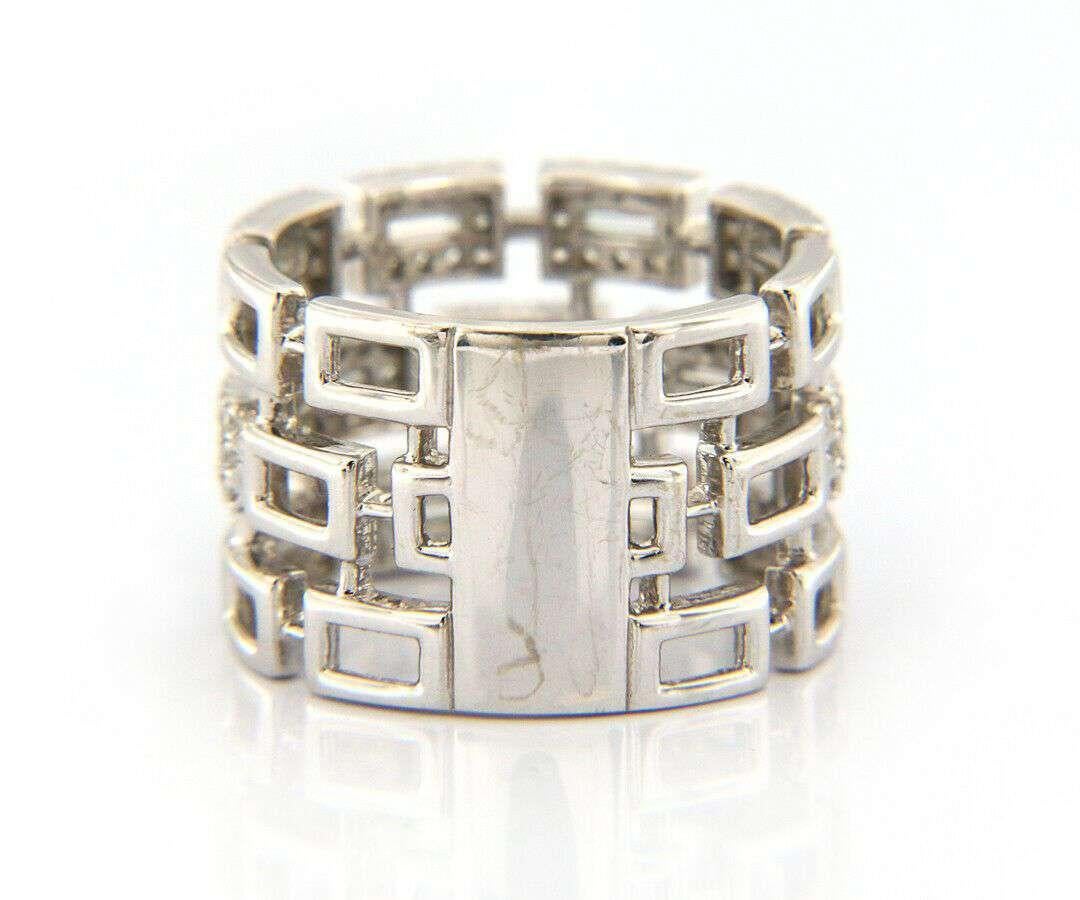 Absolutely Fantastic Gabriel & Co Diamond Band at 1.35CTW in 14K White Gold, New For Sale 3