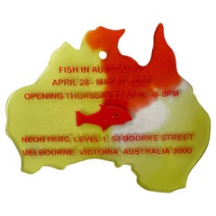 Kürzlich wunderschöne Gaetano Pesce Harz-Invitation, Ausstellung in Australien!  