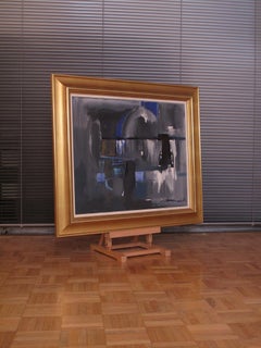Abstarct Oil on Canvass by Jørgen Waring