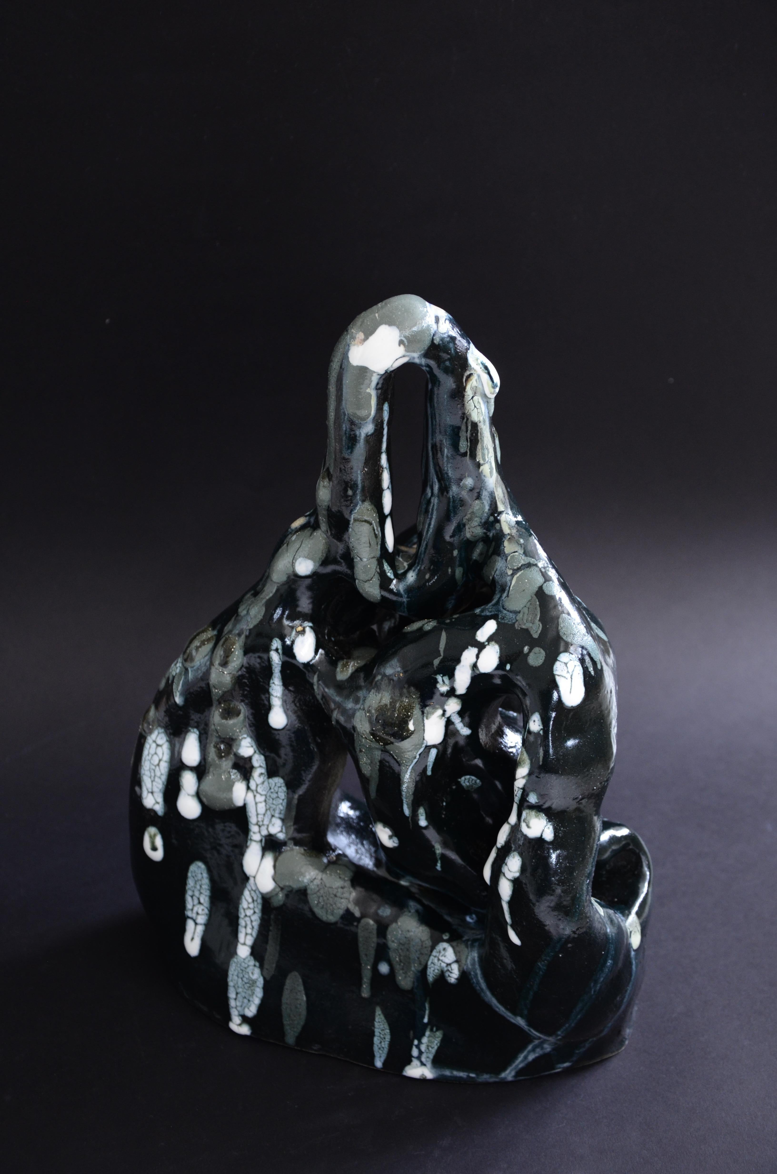 Contemporary Abstraccion De La Piedad Sculpture by Vica Ceramica For Sale