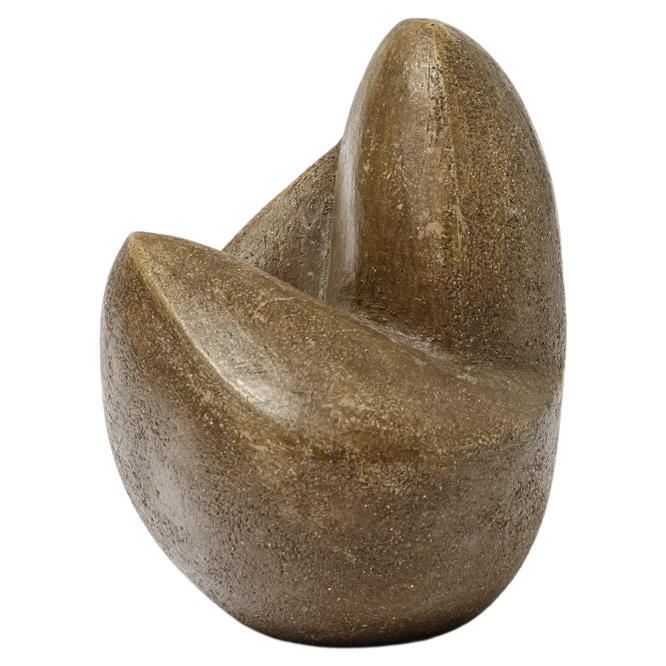 Abstract 20th Century Design Ceramic Sculpture by M. Marie Paris, 1950 For Sale