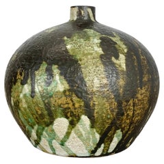 Jarrón abstracto de 21 cm de cerámica Studio Pottery de Gerhard Liebenthron, Alemania, años 60