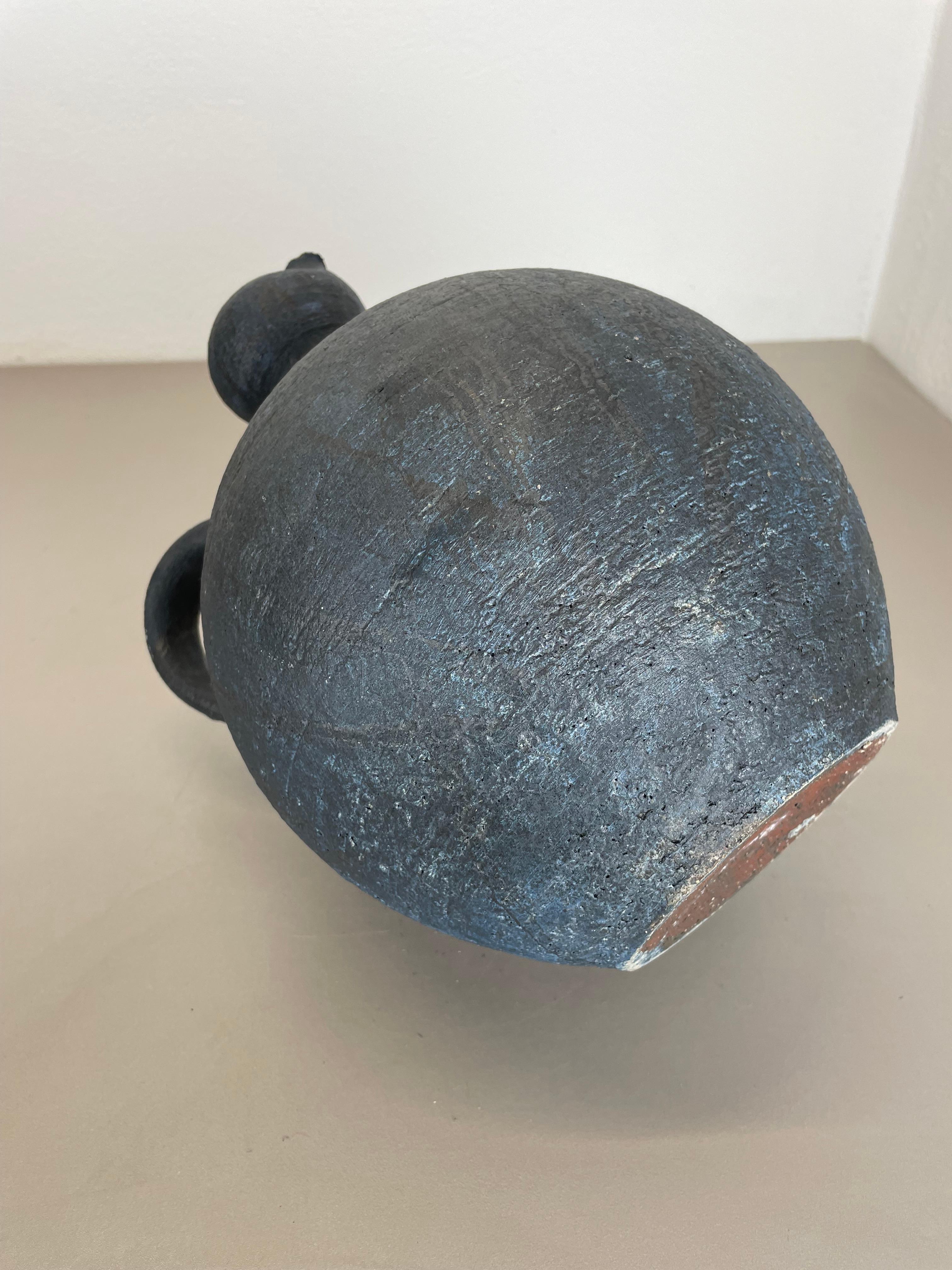 Abstraktes 31cm Keramik-Studio-Keramik-Objekt, Gerhard Liebenthron, Deutschland, 1981 im Angebot 10