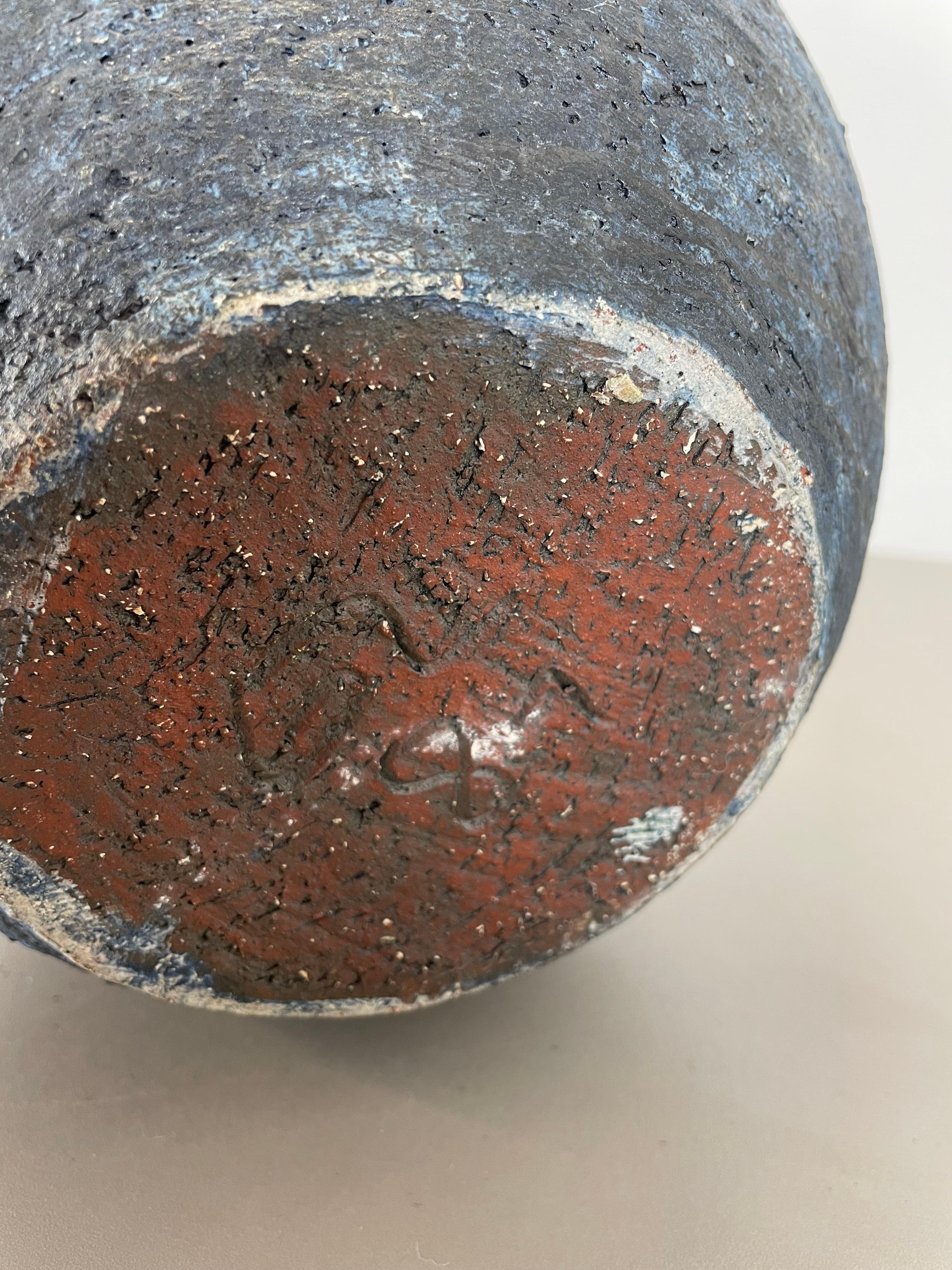 Abstract 31cm Ceramic Studio Pottery Object, Gerhard Liebenthron, Germany, 1981 For Sale 12