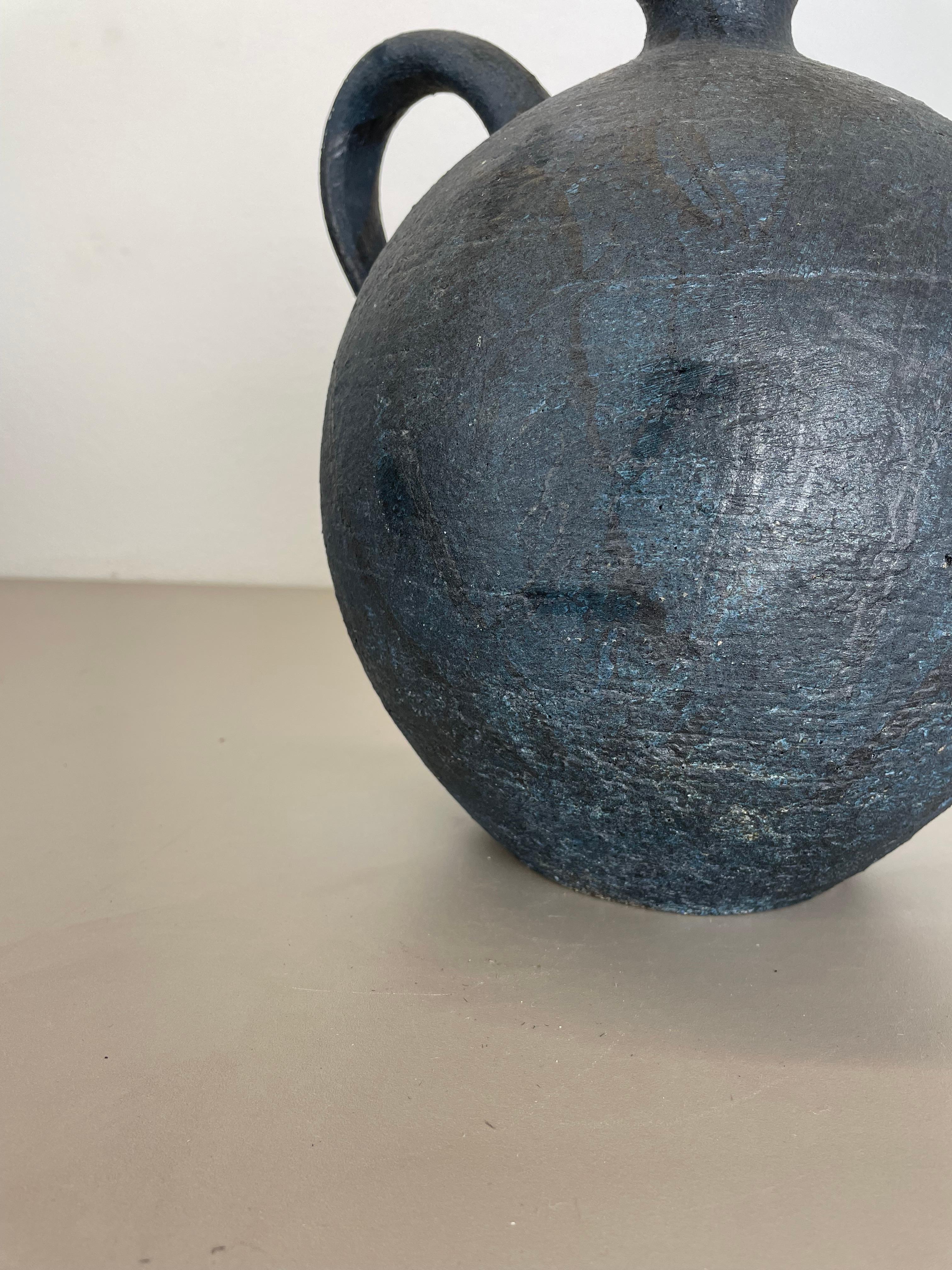 Abstract 31cm Ceramic Studio Pottery Object, Gerhard Liebenthron, Germany, 1981 For Sale 1