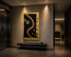 Signal Passage — Large-Scale MicroCristallo Fusione Wall Art Work