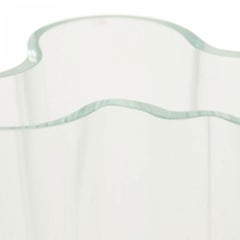 Abstract Aalto Clear Glass Vase