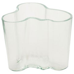 Abstract Aalto Clear Glass Vase