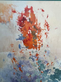 Abstract Acrylic on Canvas 1967 by artist Vaiksnoras