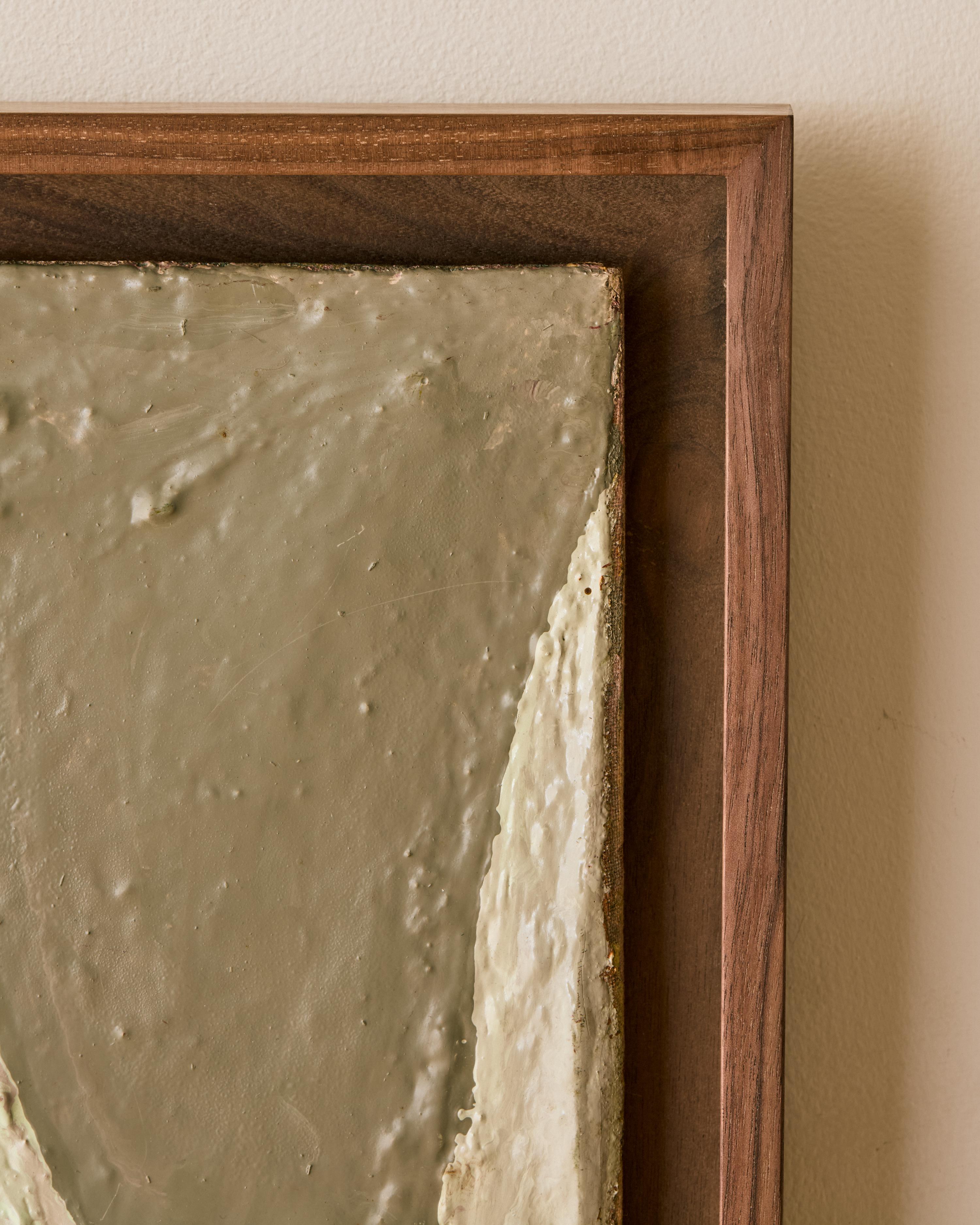 Abstraktes Gemälde ohne Titel in Acryl auf Leinwand von Carl Ostendarp, signiert CARL / OSTENDARP auf der Rückseite, neu gerahmt. Die angegebenen Maße beziehen sich auf das ungerahmte Kunstwerk. 