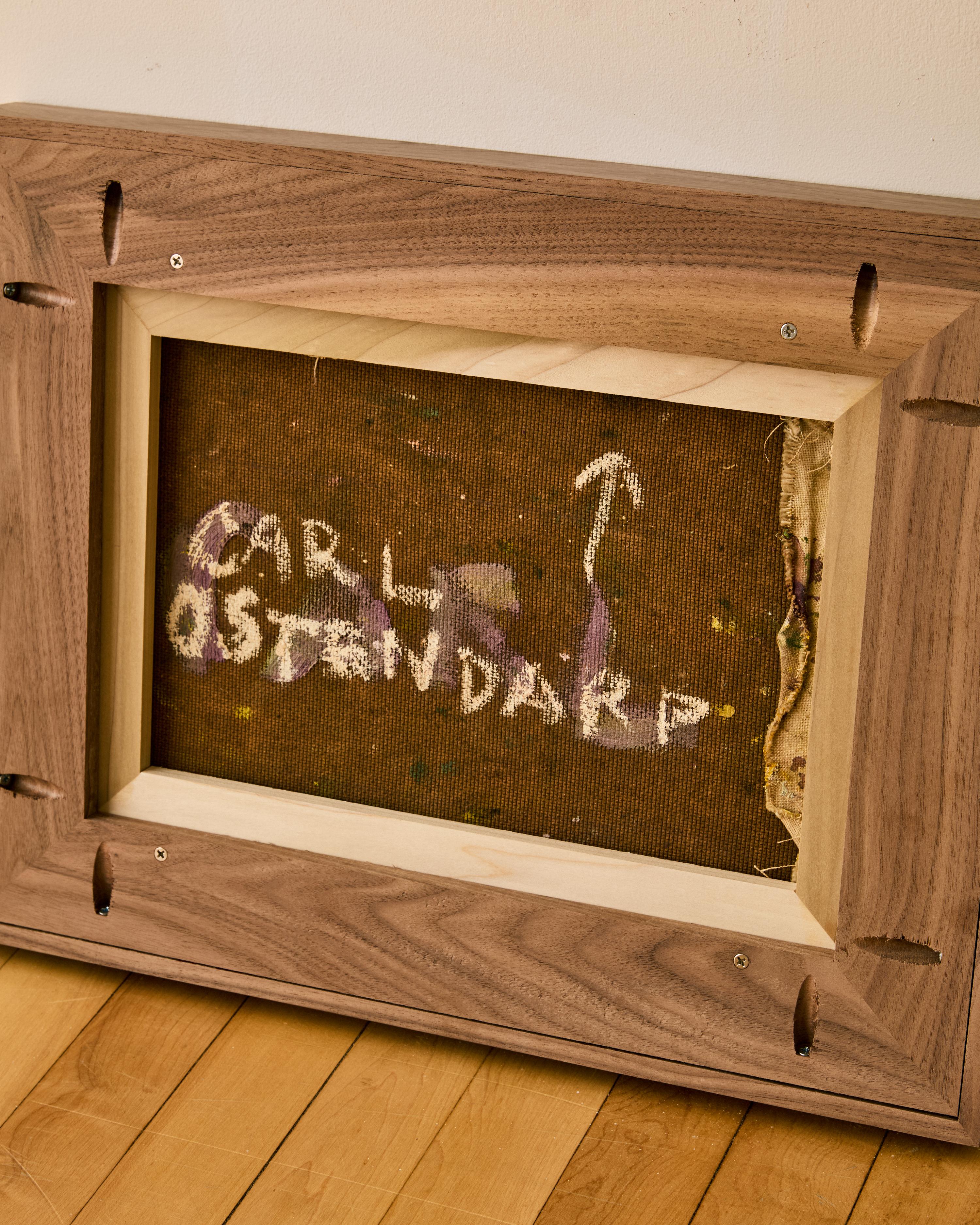 Abstraktes Acryl auf leinwand von Carl Ostendarp im Angebot 1