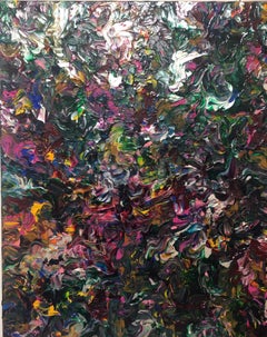 Abstract Acrylic on Canvas Painting "She Presumed" by Alexander Hecht