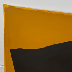 Abstract Acrylic on Canvas Painting Signed Stuart