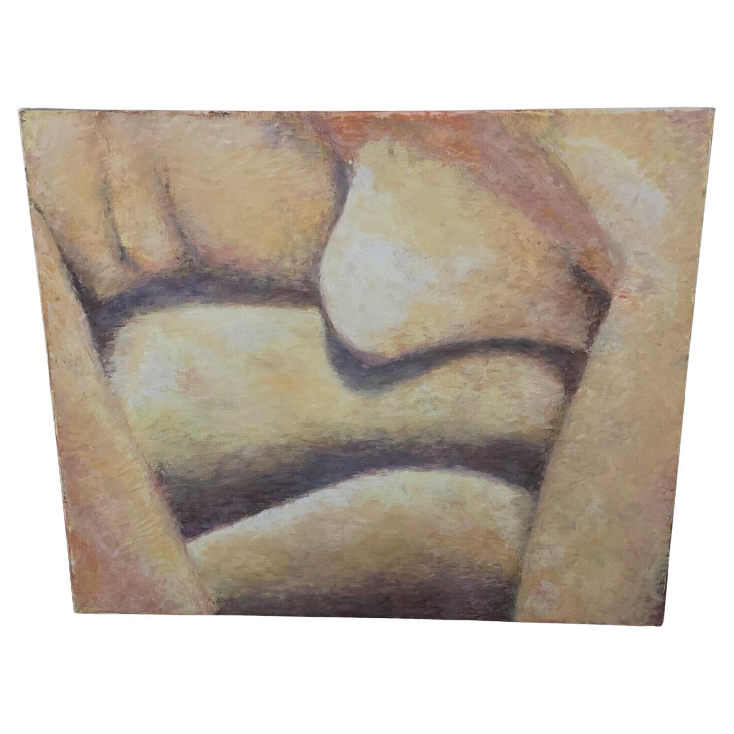 Pintura acrílica abstracta de J. Boving, artista de Mâconnais - 2Y556