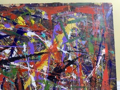 Pintura acrílica abstracta del artista estadounidense John Frates