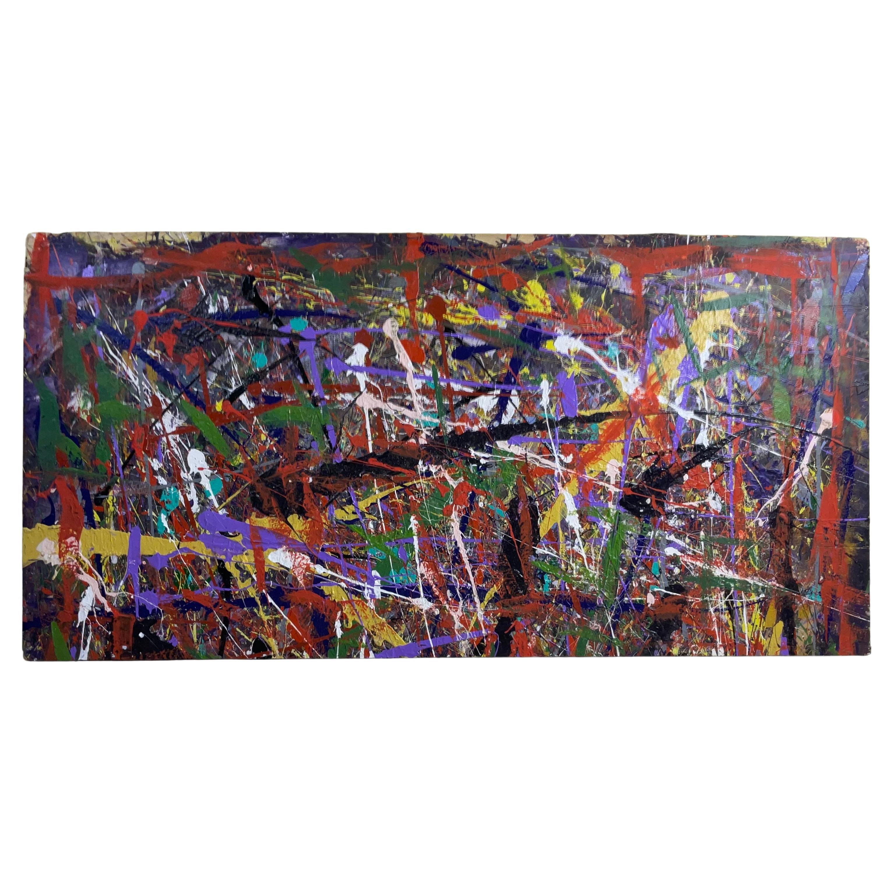 Abstract Acrylic Painting by John Frates American Artist