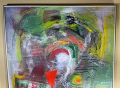 Abstraktes Acrylgemälde des amerikanischen Künstlers Shana