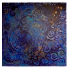 Abstract Acrylic Painting on Canvas