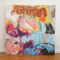 Pintura acrílica abstracta "Wilma" de Ethan Boisvert