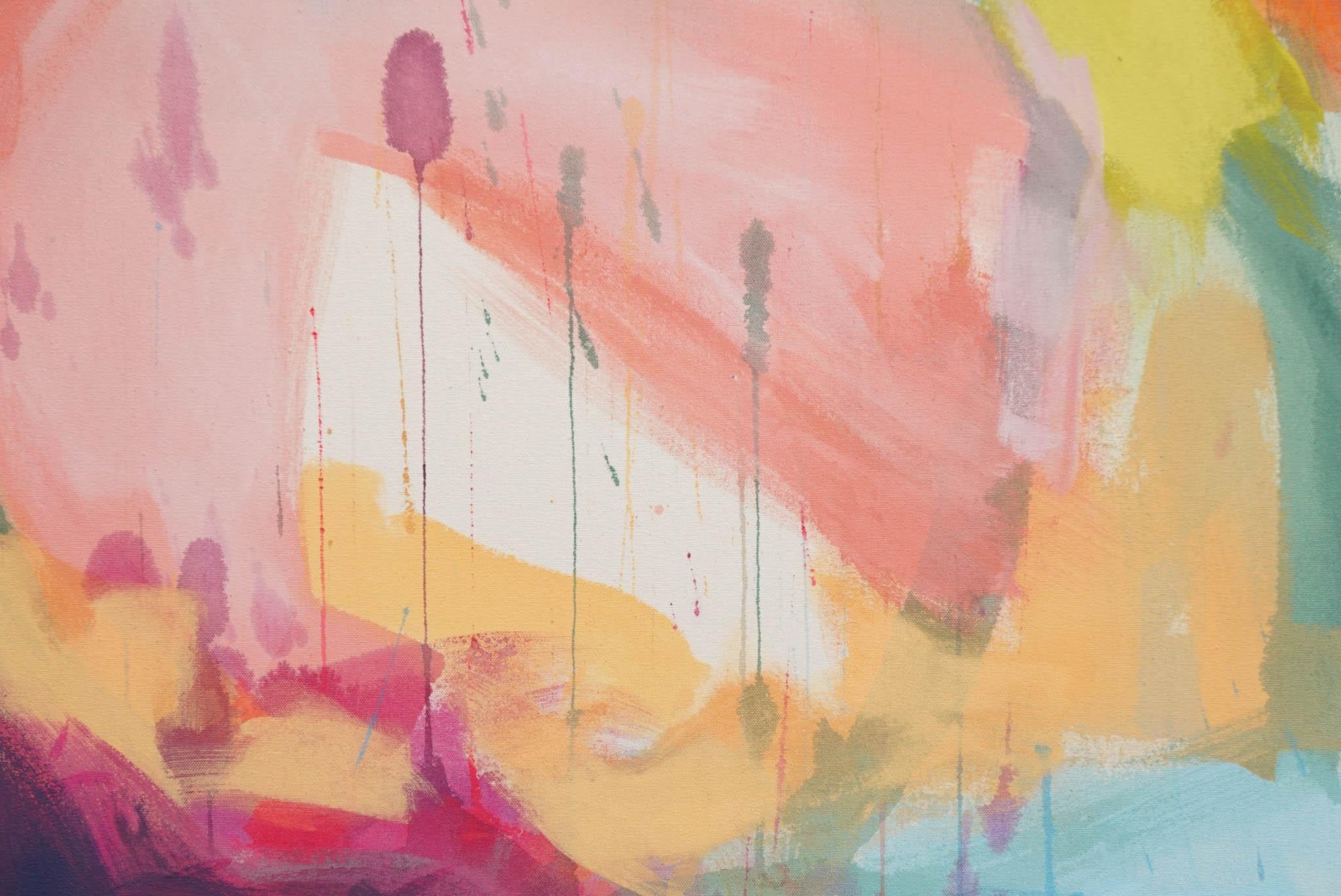 American Abstract Acrylic Painting 