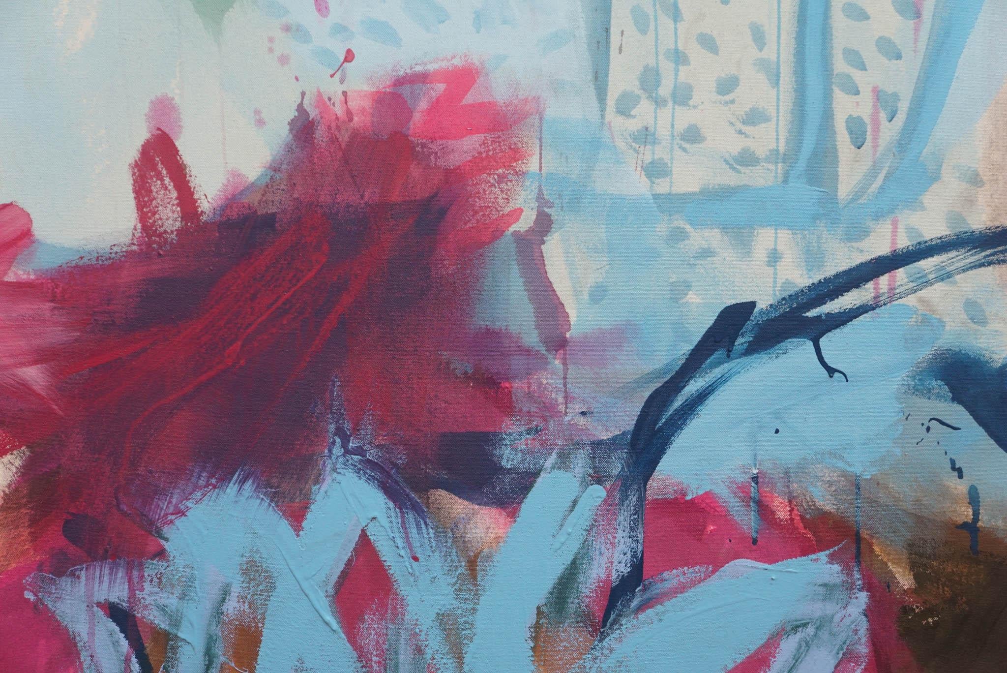 Hand-Painted Abstract Acrylic Painting 