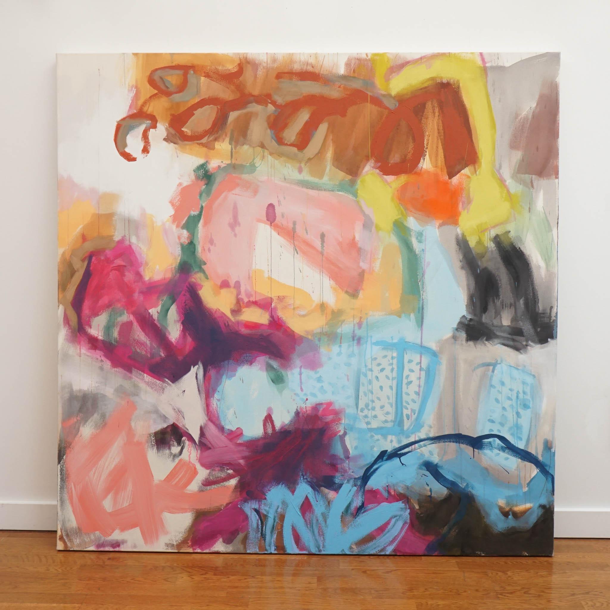 Canvas Abstract Acrylic Painting 