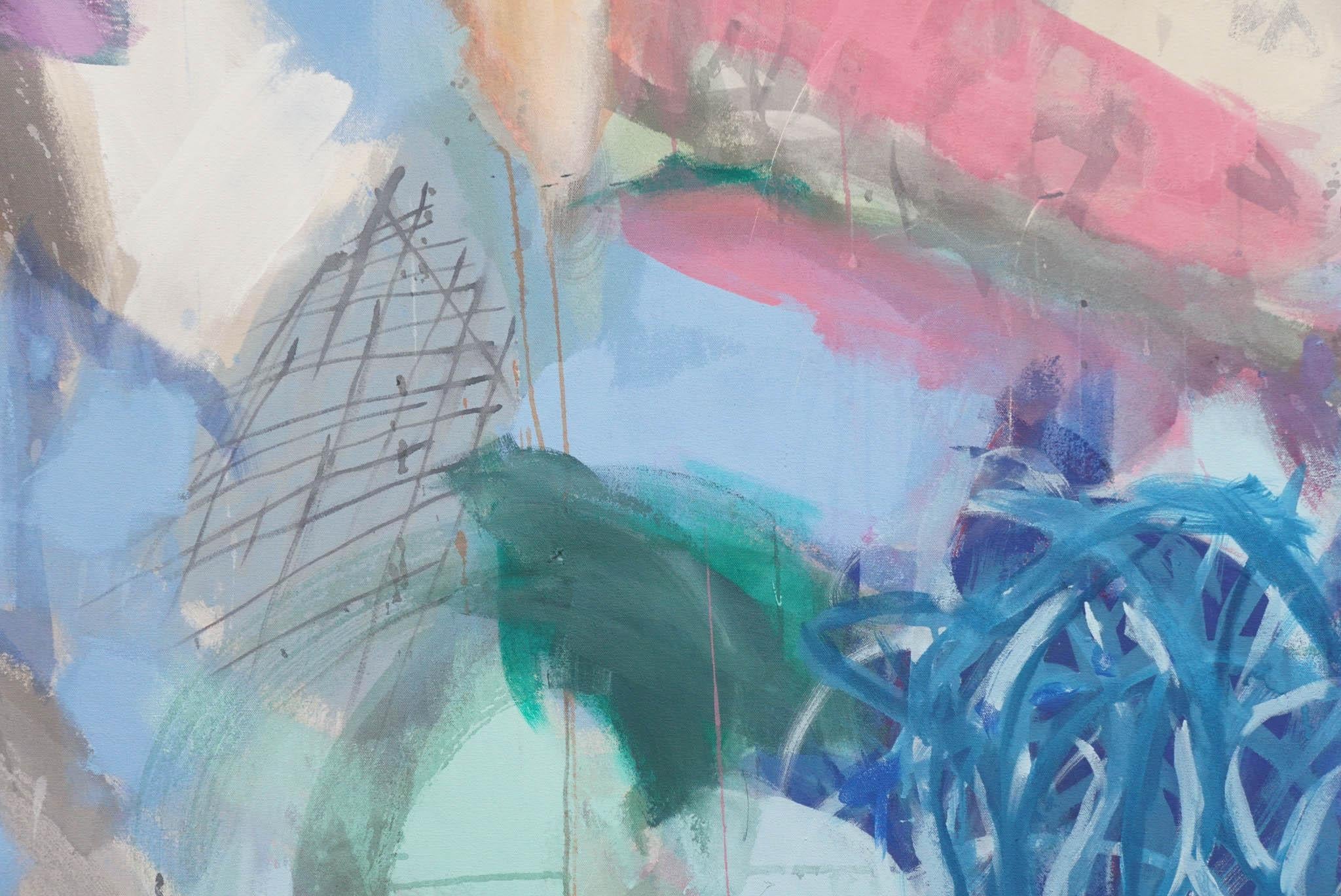 American Abstract Acrylic Painting 
