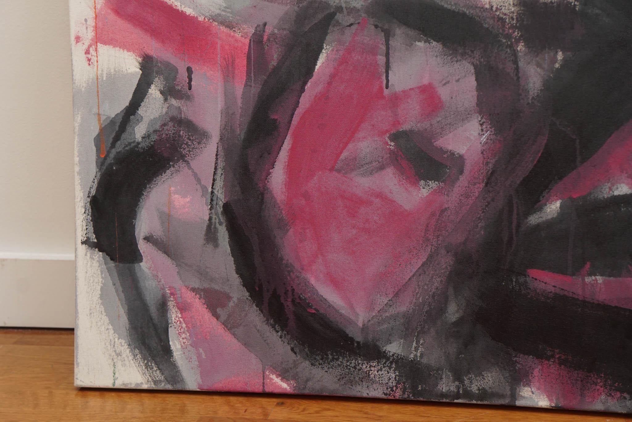 Hand-Painted Abstract Acrylic Painting 