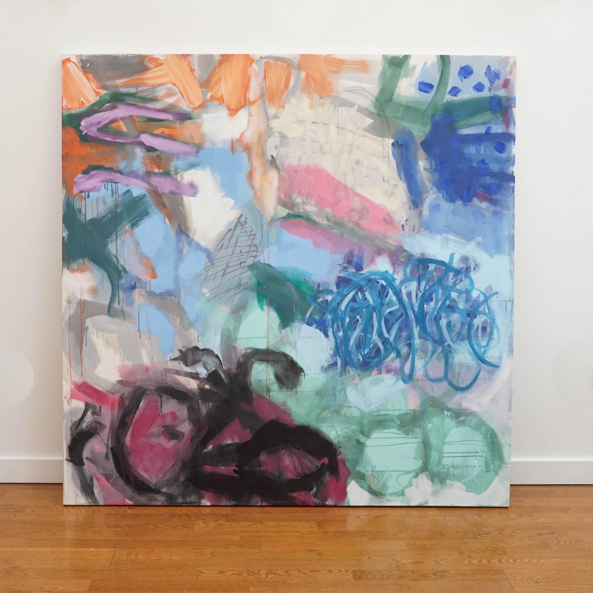 Abstract Acrylic Painting 