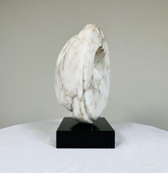 Scultura astratta in marmo alabastro dopo Barbara Hepworth - Nord America 1960