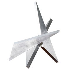 Abstract Aluminum Sculpture by Larry Mohr