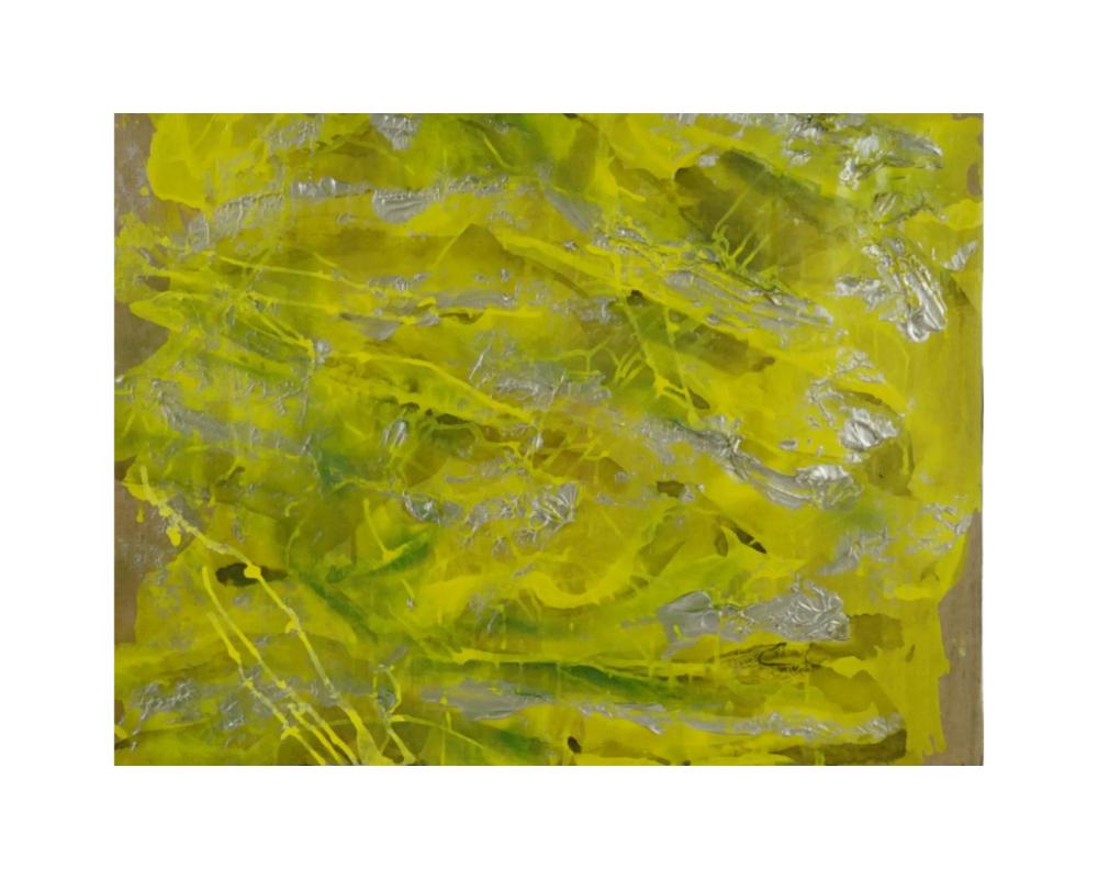 Abstract American Oil Painting By Elyssa Rundle In Good Condition In New York, NY
