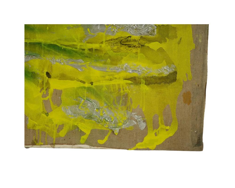 20th Century Abstract American Oil Painting By Elyssa Rundle