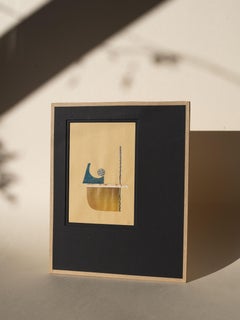 Abstrakte Kunst Collage - Malerei Bauhaus Stil - "Mobil N.10"  von Soizic MENUT