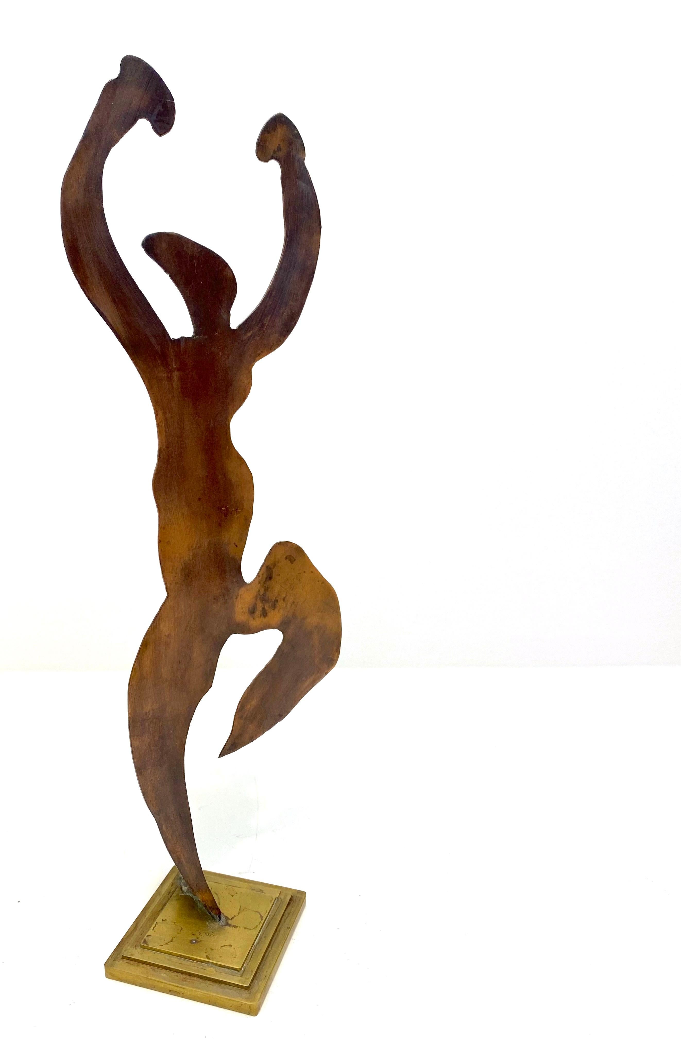 Abstract Art Deco Figural Sculpture Attributed to Rodden In Good Condition For Sale In New York, NY