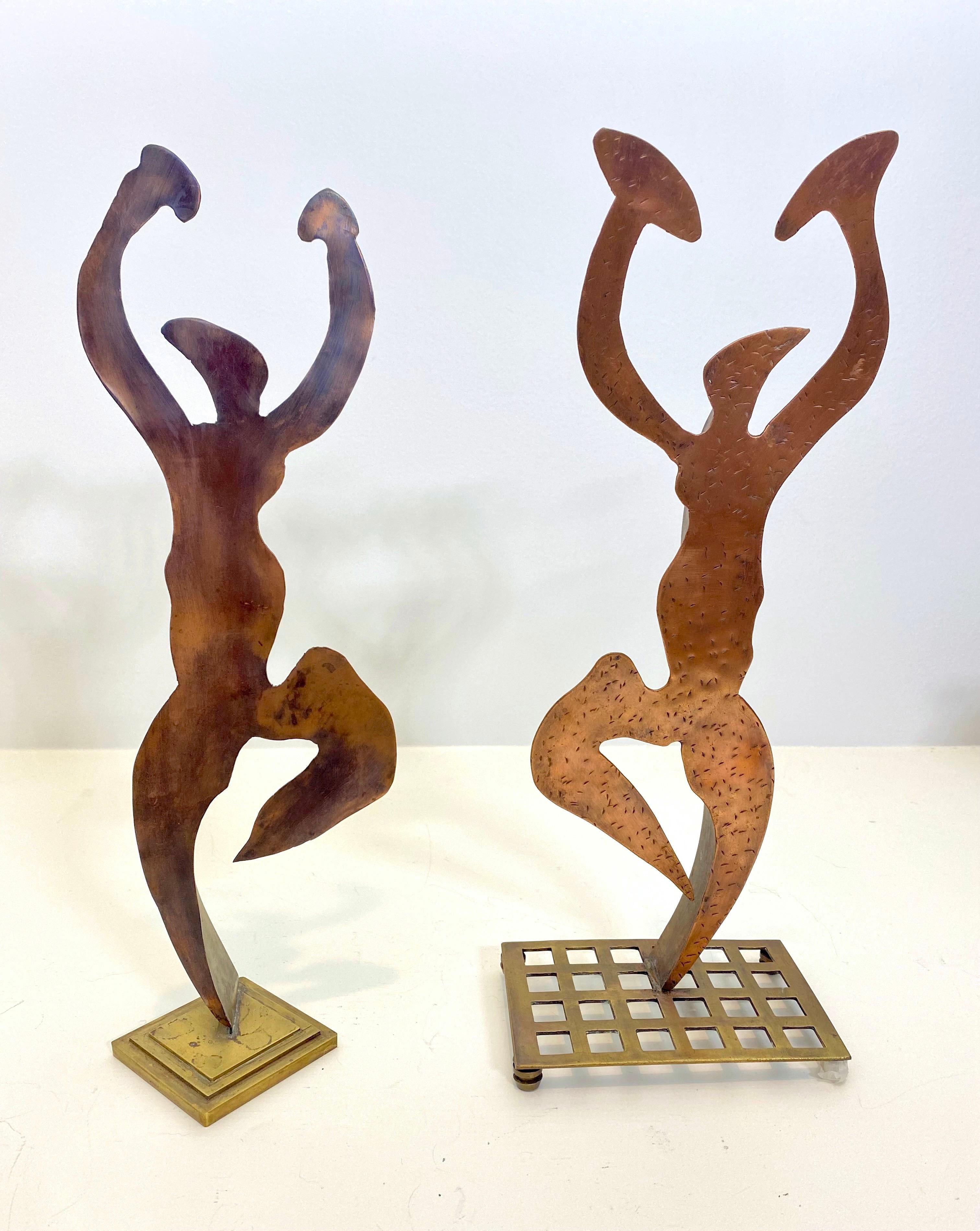 Abstract Art Deco Figural Sculpture Attributed to Rodden For Sale 1