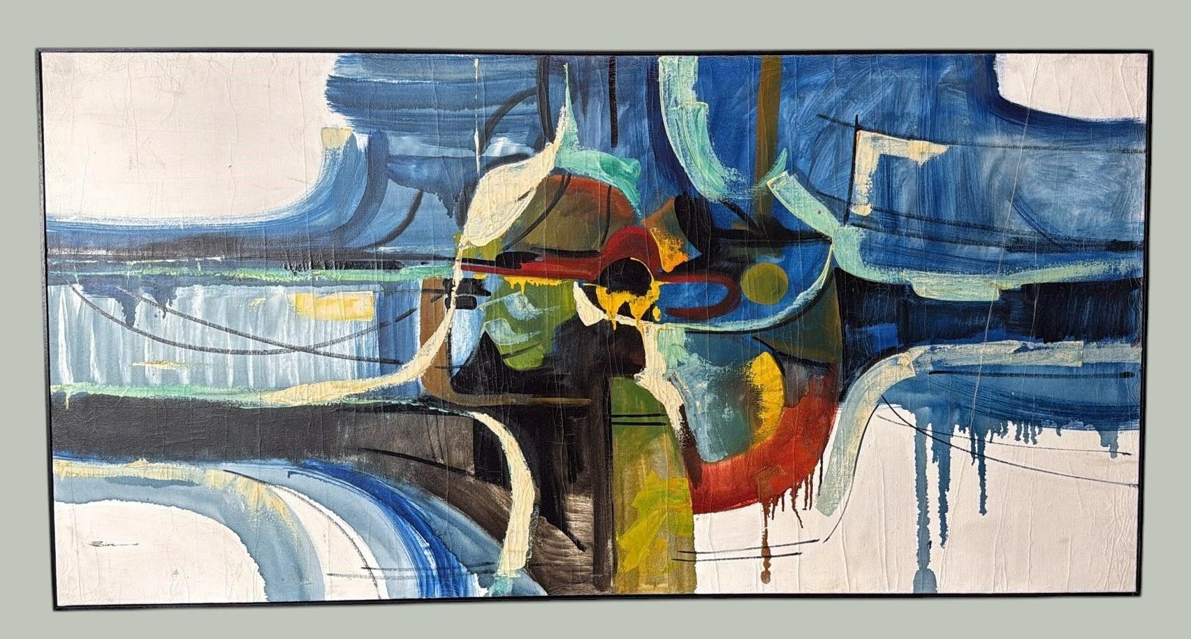 Nous vous invitons à lire la description complète, car elle fournit des informations techniques et historiques détaillées essentielles pour garantir l'authenticité de nos pièces.
Il s'agit d'une peinture à l'huile sur toile, réalisée en France entre