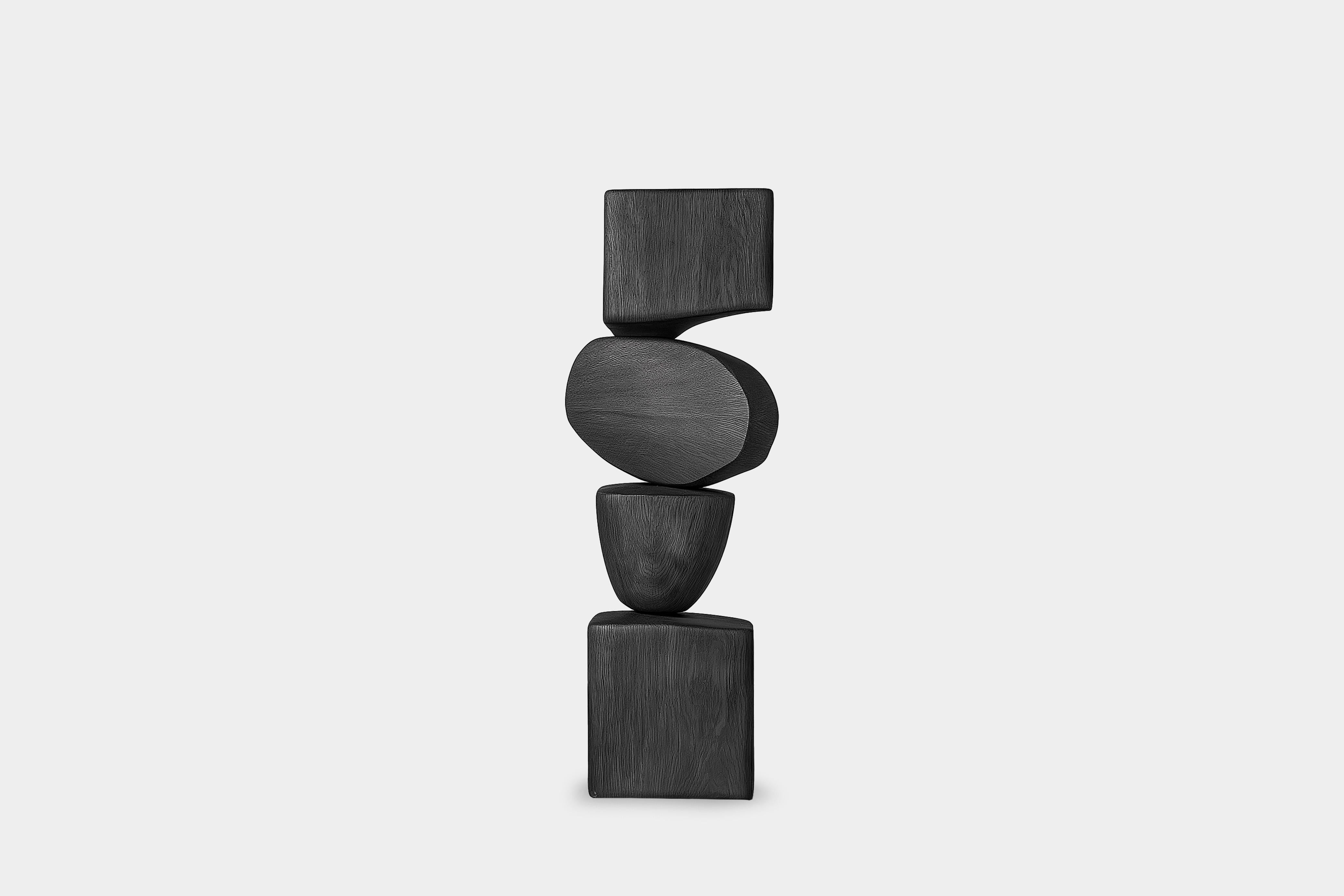 Mid-Century moderno Arte astratta Lull No47 - Scultura in legno contemporanea di NONO per la progettazione di interni in vendita