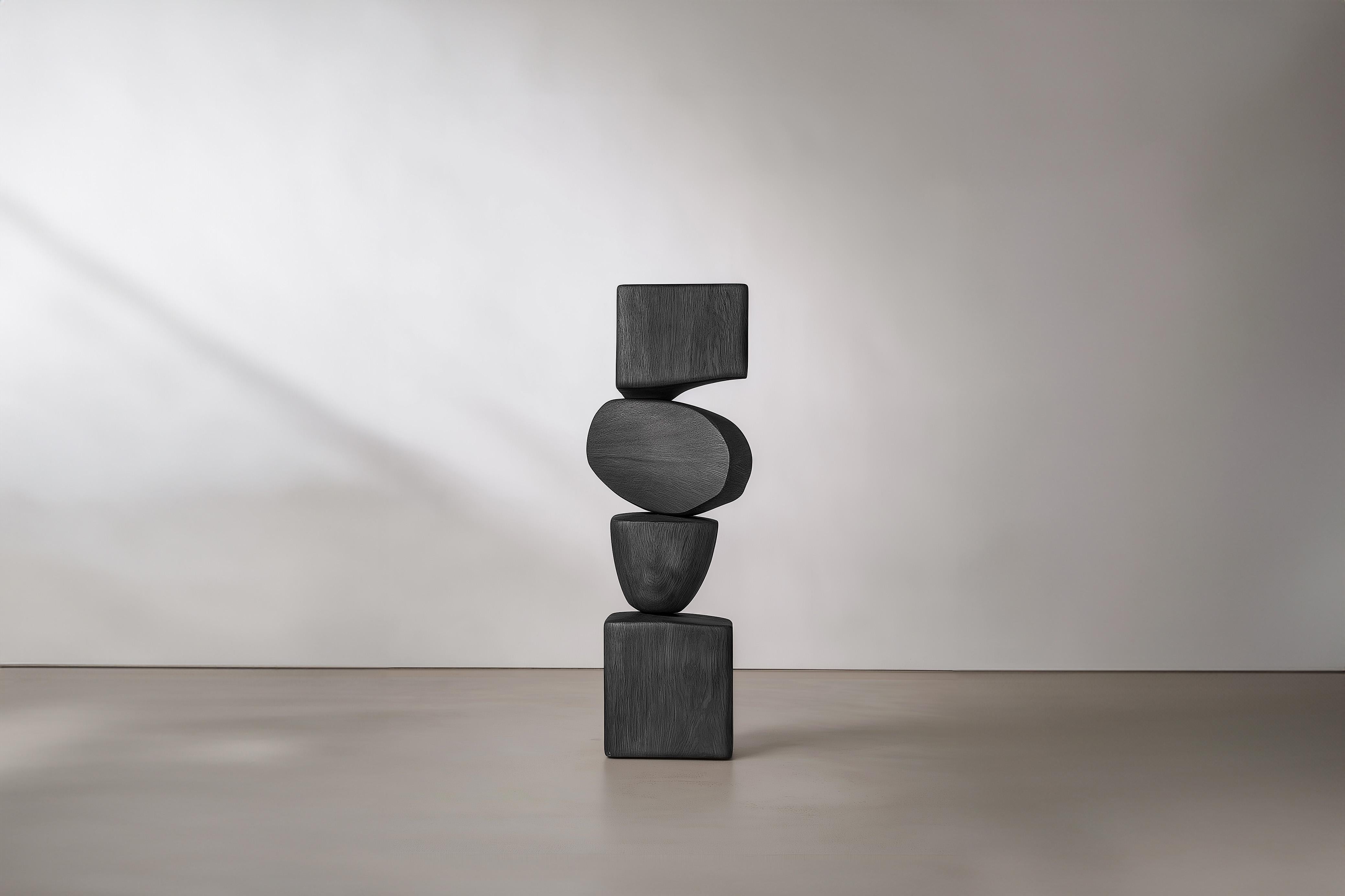 Messicano Arte astratta Lull No47 - Scultura in legno contemporanea di NONO per la progettazione di interni in vendita