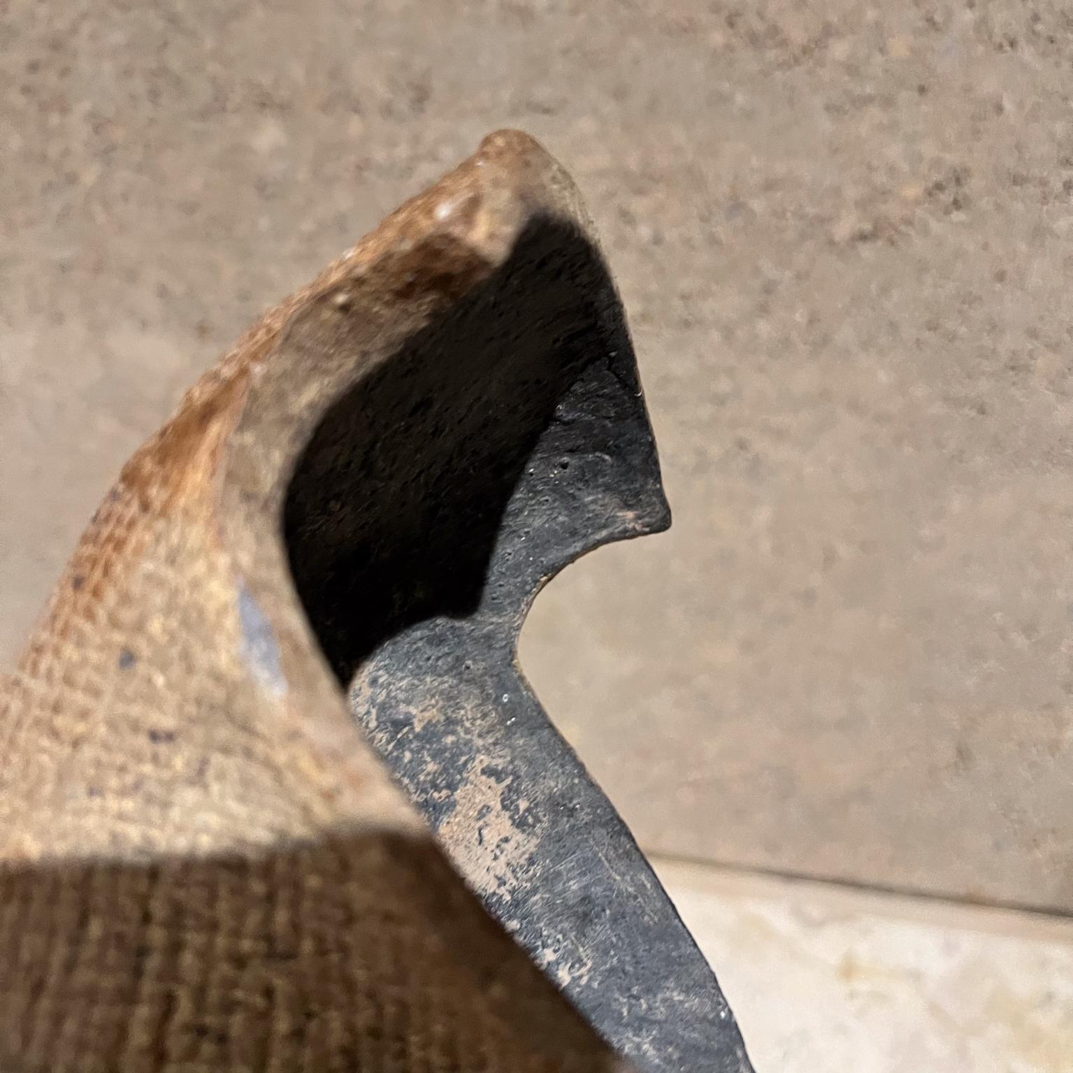 1970s Art Pottery Textured Abstract Horn Sculpture For Sale 10